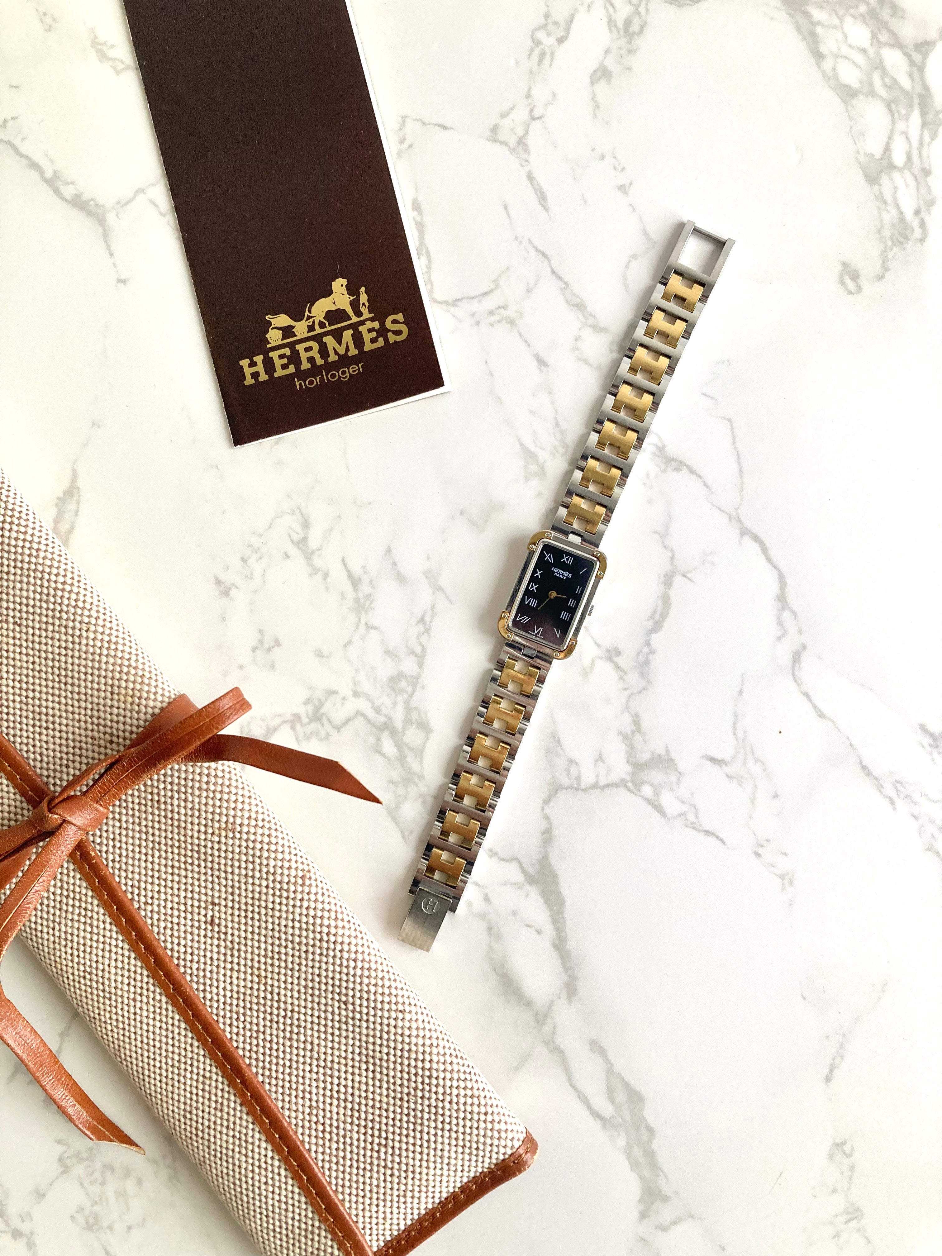 HERMES Croisiere Vintage Lady's Quartz Wristwatch 