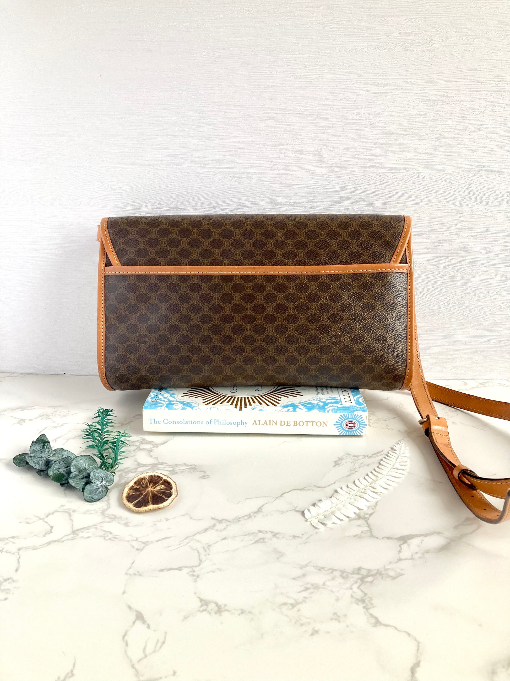 CELINE Monogram Envelope Crossbody Bag